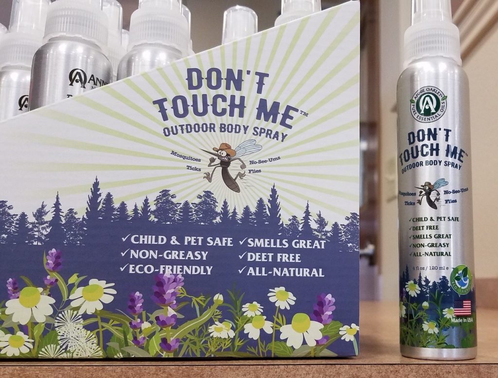Don't touch me all-natural deet free outdoor body spray