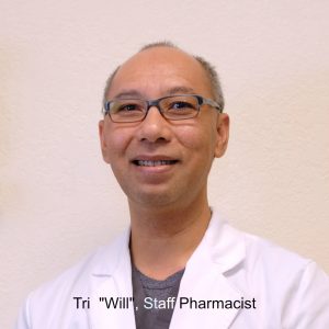 Will, male staff pharmacist